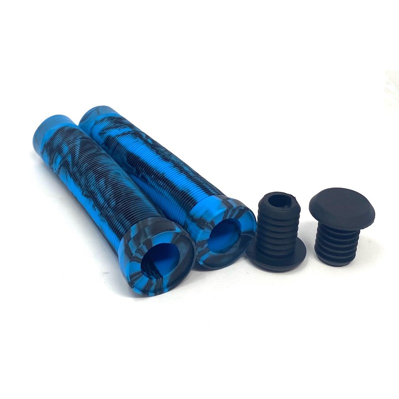 Team Dogz Bicycle Handlebar Grips, Non-Slip Soft Rubber Cycling Grips,