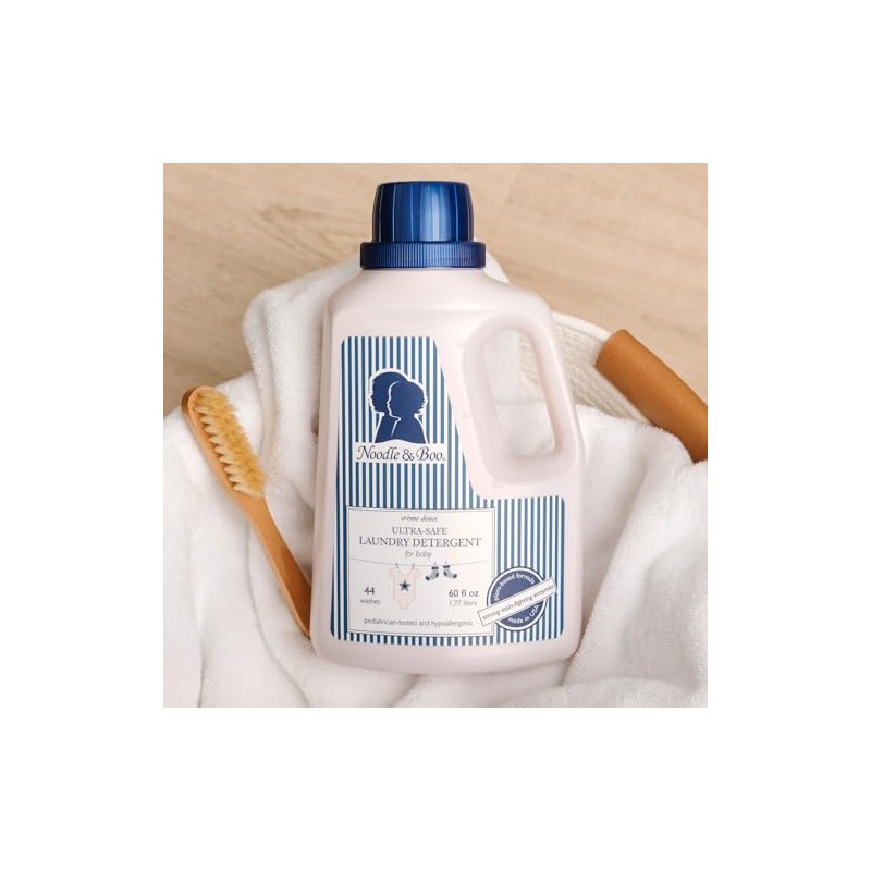 Noodle & Boo Baby Laundry Essentials Ultra-Safe Laundry Detergent, 60