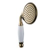 Skybath Gold Metal Brass Shower Head Traditional Victorian Style Handheld