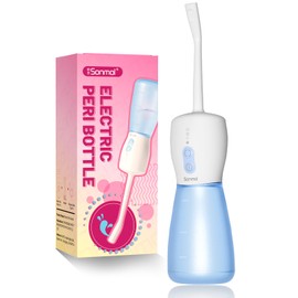 Sonmol Electric Peri Bottle for Postpartum Care, 3 Nozzles & 3 Modes, Portable Bidet for Perineal Cleaning and Recovery, Handheld Travel Bidet, Rechargeable Perineal Bottle, 10.2 oz