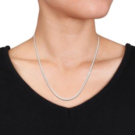 Women's Herringbone Chain Necklace - Italian 925 sterling silver bracelets for Women - cadenas de plata para mujer 925 italianas - 3.3mm - Unisex Design - 925 Sterling Silver, Yellow Gold Plated - Classic Link necklace (Herringbone style - Silver - 20")