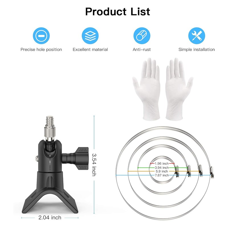 Universal Mount for Arlo Pro 4/3/2 & eufyCam 2C/3C/1/2/E Surveillance