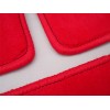 SESHOP RED MITSUBISHI UNIVERSAL 5PC SEMI CUSTOM FITMENT FLOOR MAT