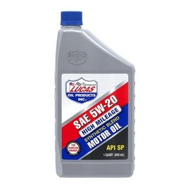 Lucas Oil Synthetic Blend High Mileage SAE 5w-20 Motor Oil_ API SP 1 Quart (Pack of 1)