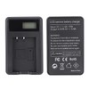 SEIVI Camera Battery Single Charger with LCD Display USB Intelligent