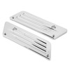 2 Pcs Saddlebag Latch Covers Saddle Bag Outer Lid Hinge