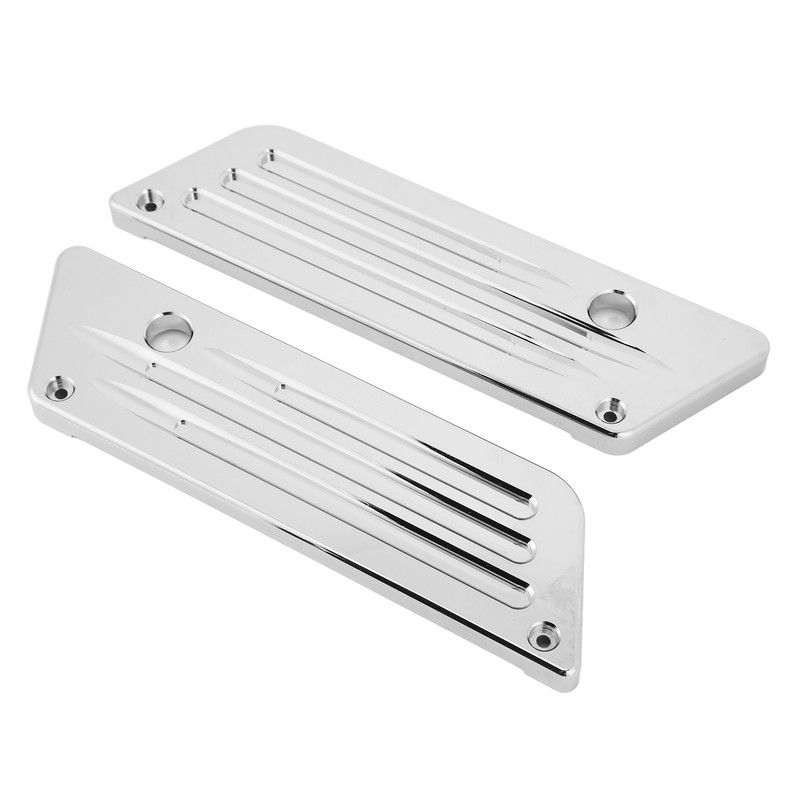 2 Pcs Saddlebag Latch Covers Saddle Bag Outer Lid Hinge