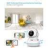 Little Elf Surveillance Camera, 2K Baby Monitor with Camera, WiFi
