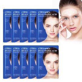 Anti Falten Stirn Pad, Forehead Wrinkle Patches, Anti Aging Gesichts Anti-Falten-Patches, Anti-Falten Stirn Flecken Mit Kollagen, Verbessern Sie Die Stirnfalten, 10 Stück