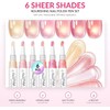 6 Plumas de Esmalte 3 en 1 Ojo de Gato