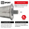 55 Sport Squad Aluminium Replacement Football Studs
