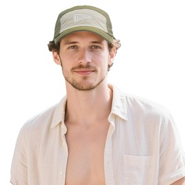 Clakllie Quick Dry 5 Panel Baseball Cap Waterproof Short Brim Hats for Men Camping Hat Outdoor Hiking Caps,BSSD2567-Army Green