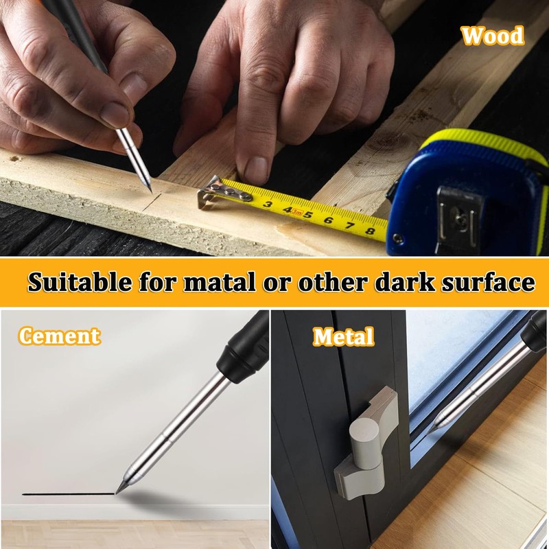 Dilightnews Deep Hole Marker, Pencil Construction Site, Deep Hole Marker