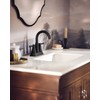 Moen Ronan Matte Black Two-Handle 4" Centerset Modern Bathroom Faucet