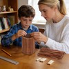 Lurrose Natural Wood Sticks for Crafts 50pcs DIY Art Supplies