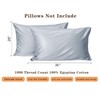 1000 Thread Count 100% Egyptian Cotton Pillowcases for Sleeping,Satin Pattern