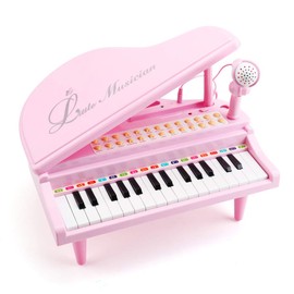 Amy&Benton Toddler Piano Toy for Baby Girls Pink Toy Piano Keyboard for 2 3 4 Year Old Birthday Gifts for Girls