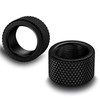 NIRIAHO 2 Pack Thread Protector, 5/8x24 Steel Thread Adapters (Black)