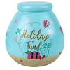 Holiday Fund Pots of Dreams Money Pot Save Up & Smash Money Box Gift