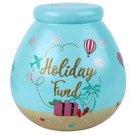 Holiday Fund Pots of Dreams Money Pot Save Up & Smash Money Box Gift