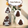 CARAFAST CARAFAST Funny Mini Positive Poo Cute and Funny White