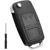 2 Button Key Shell Compatible with VW MK4 Bora Golf