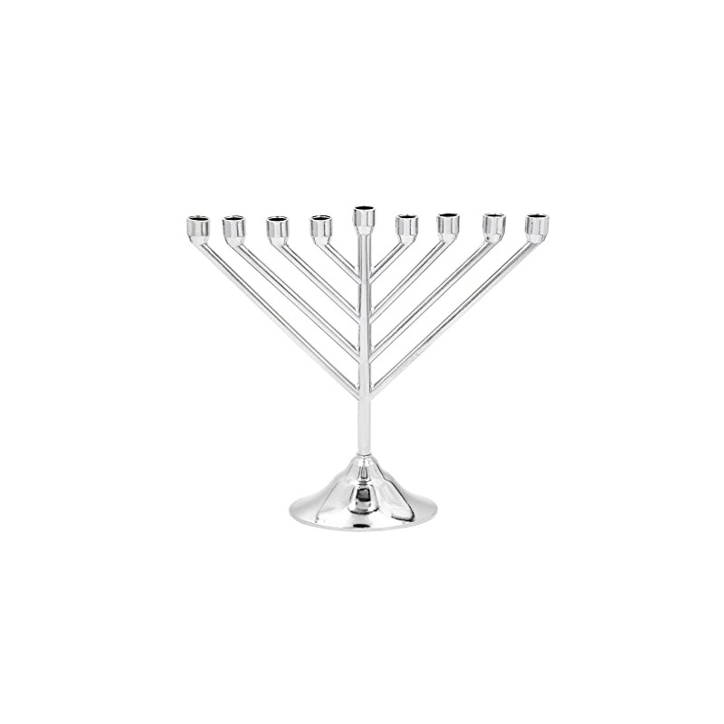 The Dreidel Company Hanukkah Menorah Rambam Design for Chanukah, Candles