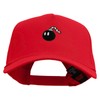 Mario Bomb Logo Embroidered Solid Cotton Twill 5 Panel Prostyle