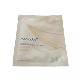 MEDICUBE Kojic Acid Turmeric Brightning Gel Mask Lot of 2 - 2 Masks USA SHIPPER
