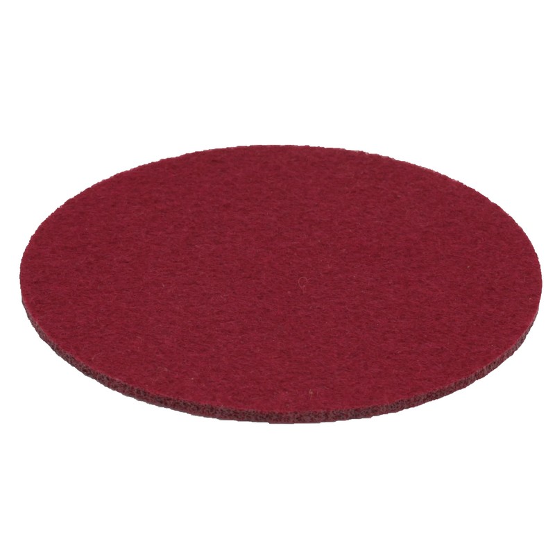 Round Place Mat Felt Coaster in 35 cm, Bordeaux (HF003)