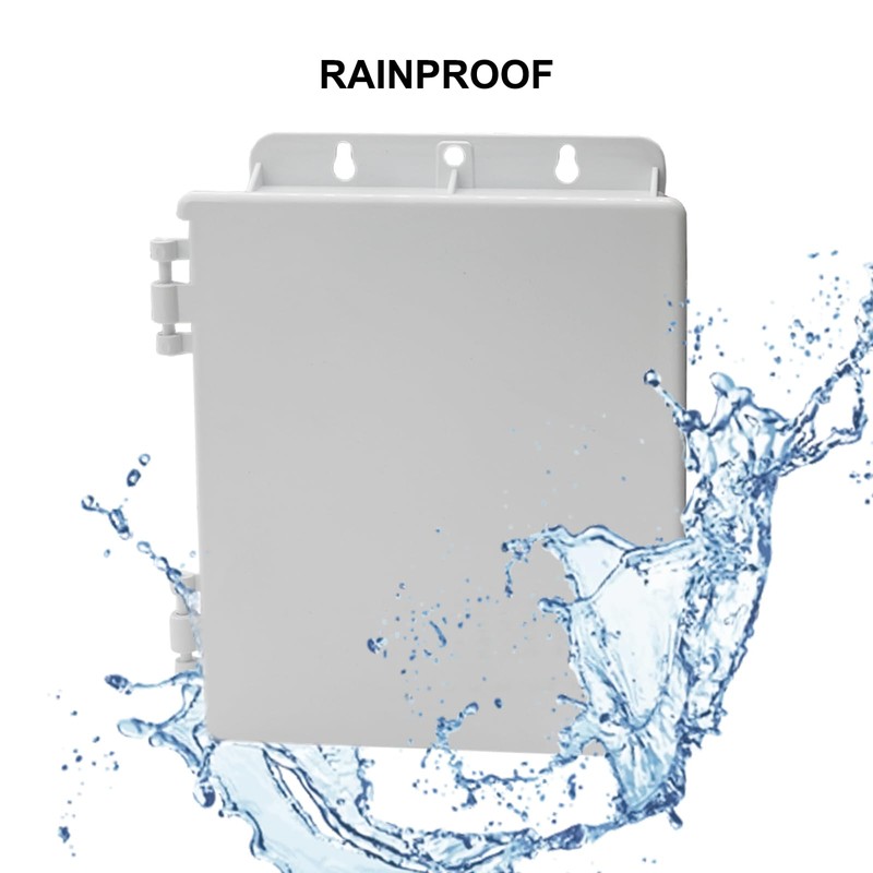 Outdoor Electrical Junction Box ABS Plastic Dustproof Junction Box, Indoor&Outdoor