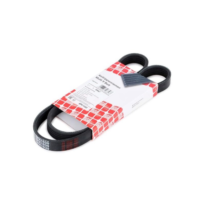 febi bilstein 28847 V-Ribbed Belt, Number of Ribs 5, Pack