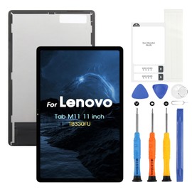 11 Zoll LCD Bildschirm für Lenovo Tab M11 LCD Display für Lenovo Tab M11 TB330FU LCD Display Touchscreen Digitizer Assembly Reparatur Kit (Schwarz ohne Rahmen)