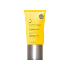 Dr Dennis Gross All-Physical Ultimate Defense Sunscreen Broad Spectrum SPF 50: 100% Mineral Sunscreen, Water & Sweat Resistant, Oil-Free, 1.7 fl oz