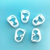5 Pcs Plastic Pipe Clamps Adjustable Pipe Clamps 3-6mm for