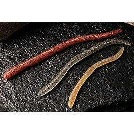 JACKALL Flick Shake, 3.8 Inch, Earthworm