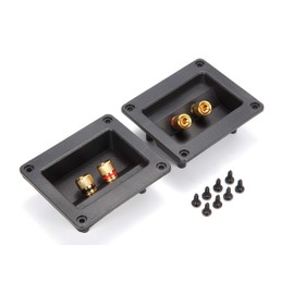[Banana Plugs x 2] Embedded Type Box Type Speaker Terminal for Sitting, Left and Right Sides, WV-BT1-2 (Set of 2)