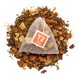 T2 Packs A Peach Fruit Tea, Fruit Tisane Teabags in T2 Icon Tin, 25 Count