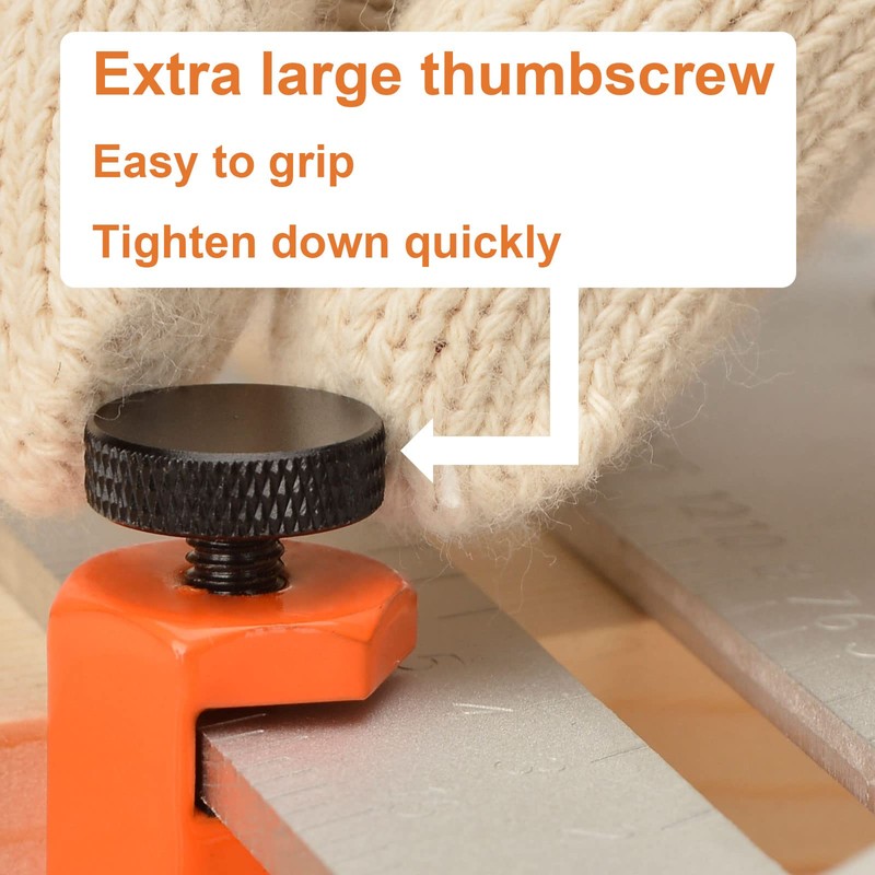 iGuerburn 2Pcs Stair Gauges for Framing Square, Stair Gauge Knobs