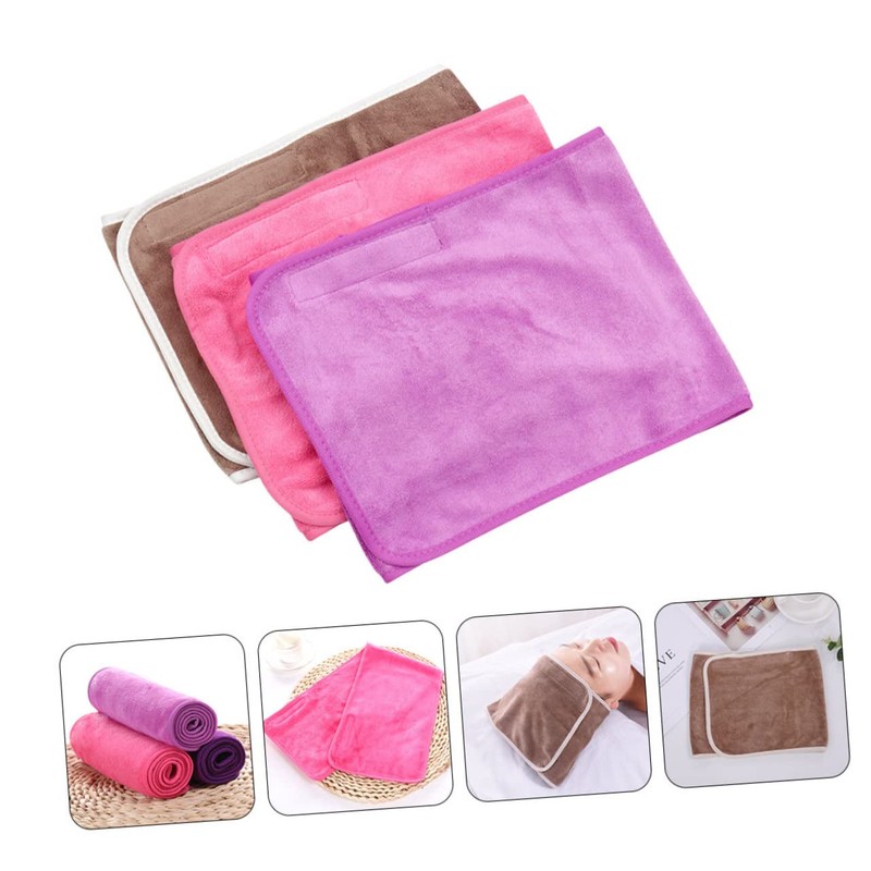 IWOWHERO 3pcs Microfiber Hair Drying Towel Wrap Turban Absorbent Spa