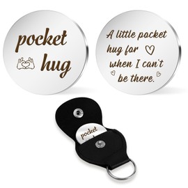 Pocket Hug Sympathy Gift for Dad Mum Son Daughter Best Friends Birthday Gifts Long Distance Relationship Gifts Positive Gift Ideas for Birthday Fathers Day Mothers Day Christmas Valentines Day Easter