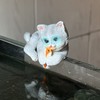 JARPSIRY 3 Pcs Resin Hanging Cat Figurines Planter Pot Hanger