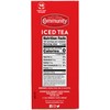 Community Coffee Signature Iced Tea, 48 Family Size Tea Bags,
