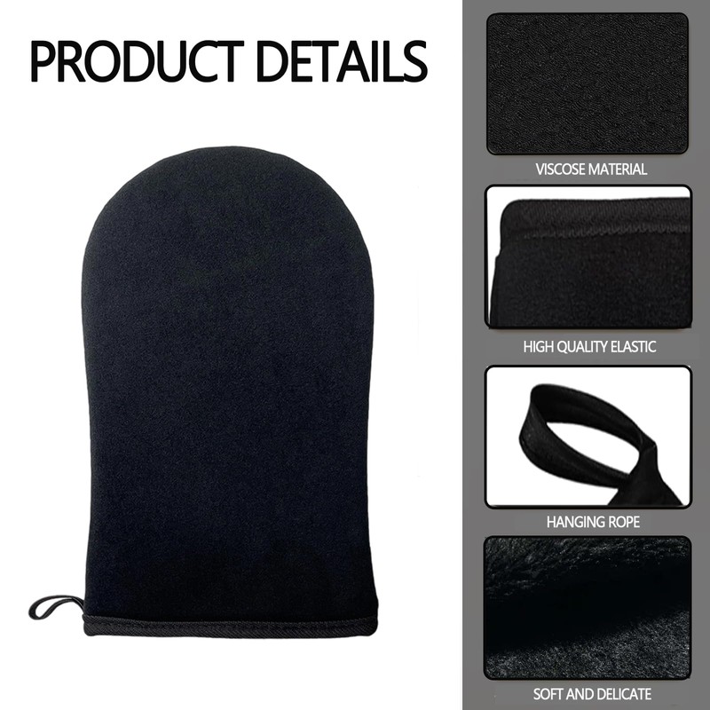 2Pcs Tanning Mitt, Tan Mitt, Washable Tanning Mit with Smooth