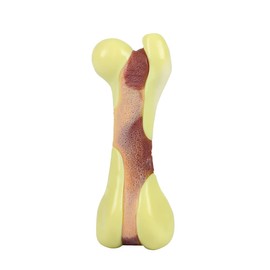 Tikaton Dog Chew Toys for Aggressive Chewers, Peanut Butter Flavor Durable Dog Teething Chew Toys Bones for Large/Medium/Small Puppies