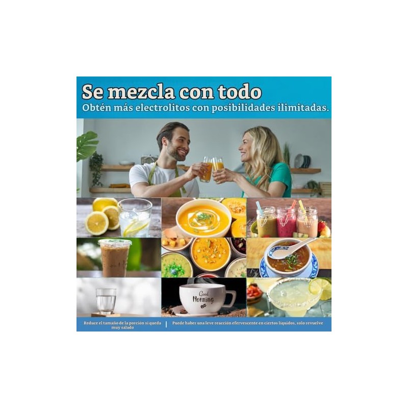 FAST LYTE- Polvo de electrolitos sin azúcar en bruto Mezclar