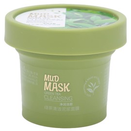 Mascarilla de Barro de Té Verde de 100 G, Mascarilla Facial Exfoliante para la Cara Y la Piel para la Eliminación de Puntos Negros Y Acné, Rica en... 