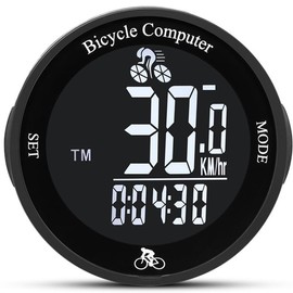 Cycling Speed Sensor for Road,Wireless Cycling Computer,Bike Speedometer with Auto Backlight IP67