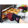 J H Heat Resistant Oven Glove:EN407 Certified 932 °F, 2