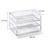 Osco Clear Acrylic Container with 3 Drawers, clear m